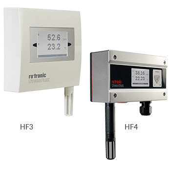 用于暖通空调的工业湿度变送器 - Rotronic HygroFlex HF3 和 HF4